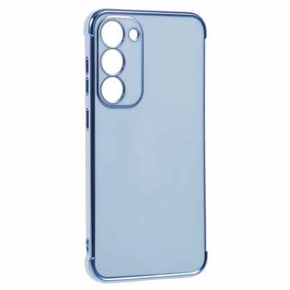 For Samsung Galaxy S23 Case Electroplated Frame TPU Soft Phone Cover