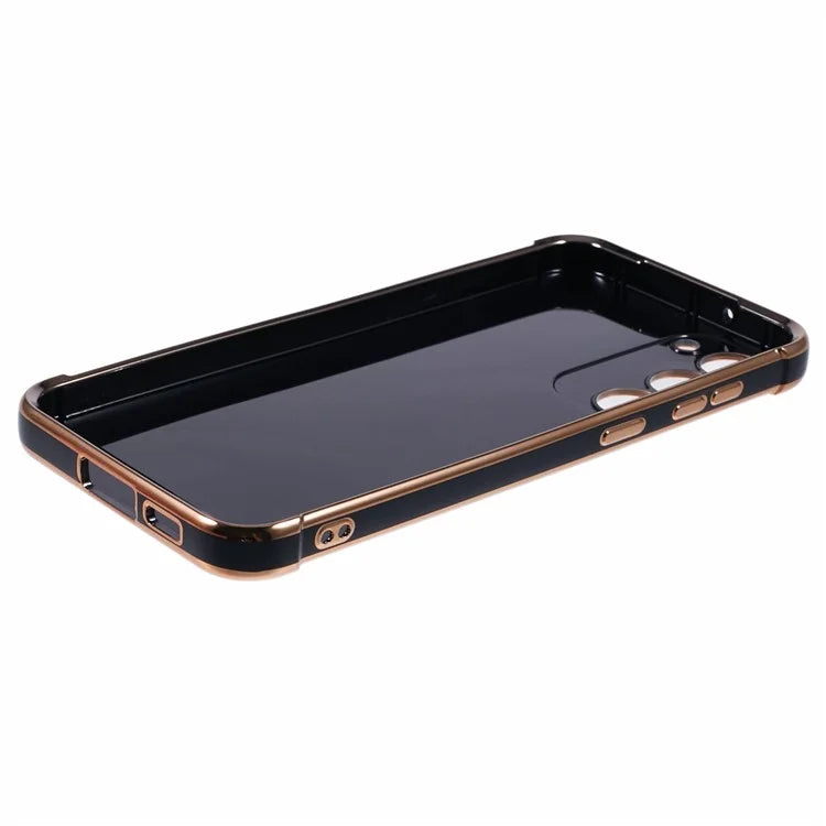 For Samsung Galaxy S23 Case Electroplated Frame TPU Soft Phone Cover