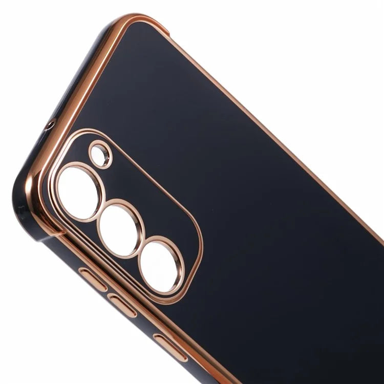 For Samsung Galaxy S23 Case Electroplated Frame TPU Soft Phone Cover