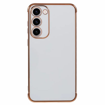 For Samsung Galaxy S23 Case Electroplated Frame TPU Soft Phone Cover