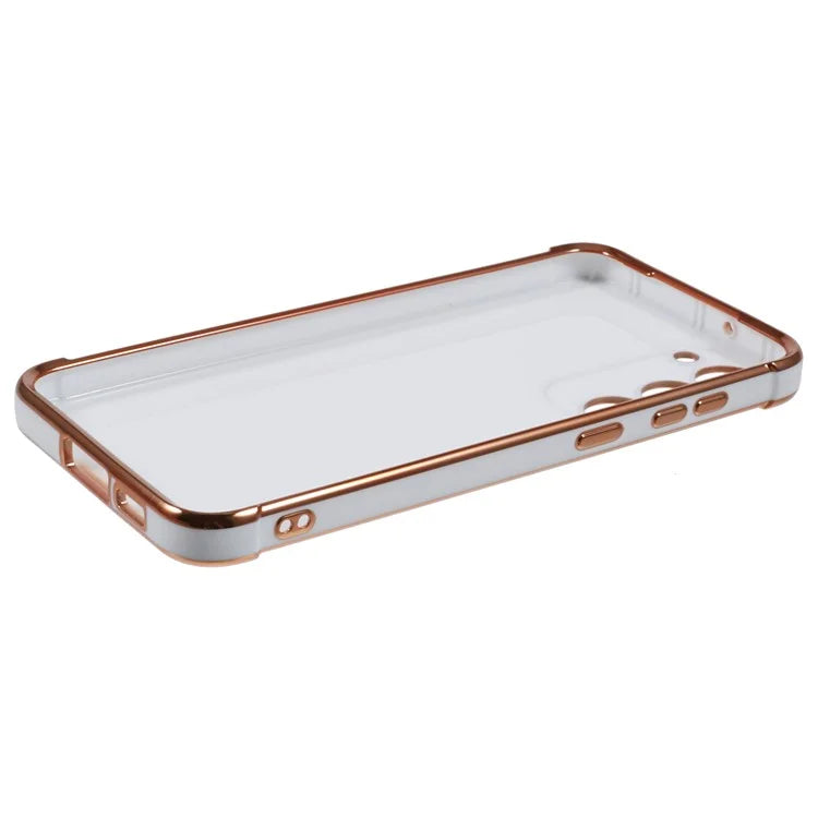 For Samsung Galaxy S23 Case Electroplated Frame TPU Soft Phone Cover