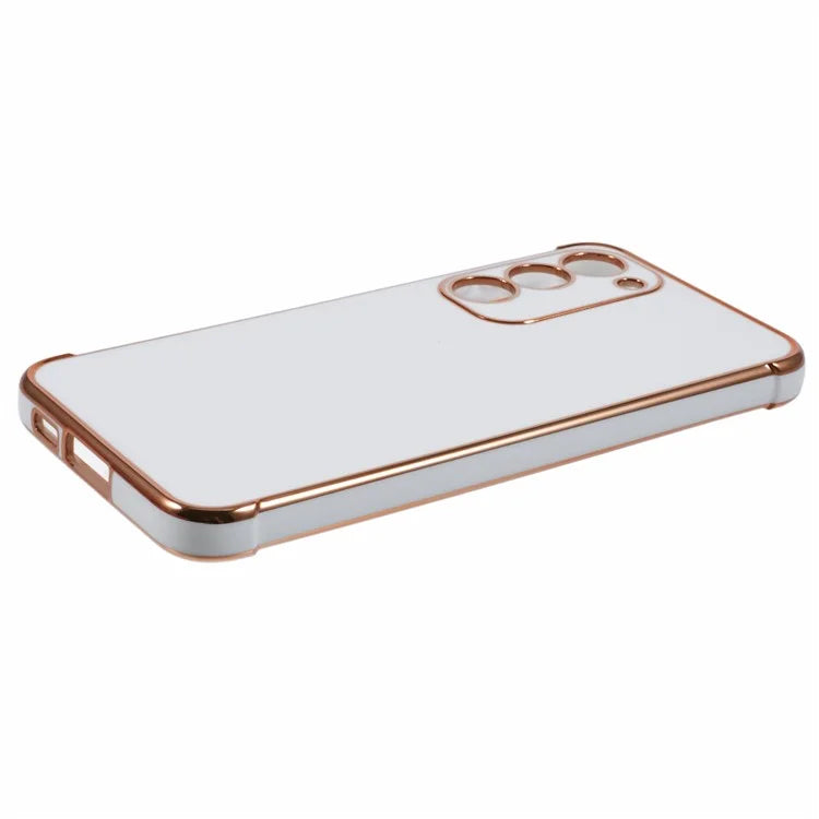 For Samsung Galaxy S23 Case Electroplated Frame TPU Soft Phone Cover
