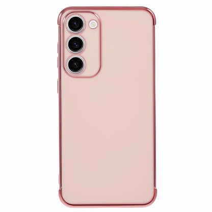 For Samsung Galaxy S23 Case Electroplated Frame TPU Soft Phone Cover