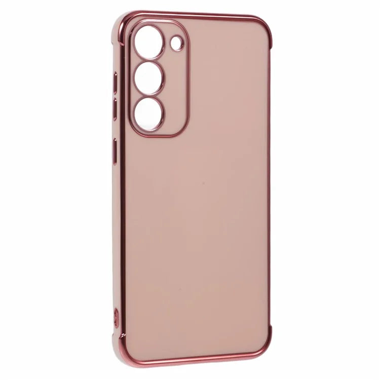 For Samsung Galaxy S23 Case Electroplated Frame TPU Soft Phone Cover