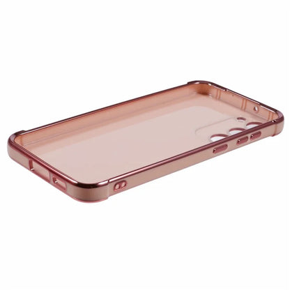 For Samsung Galaxy S23 Case Electroplated Frame TPU Soft Phone Cover