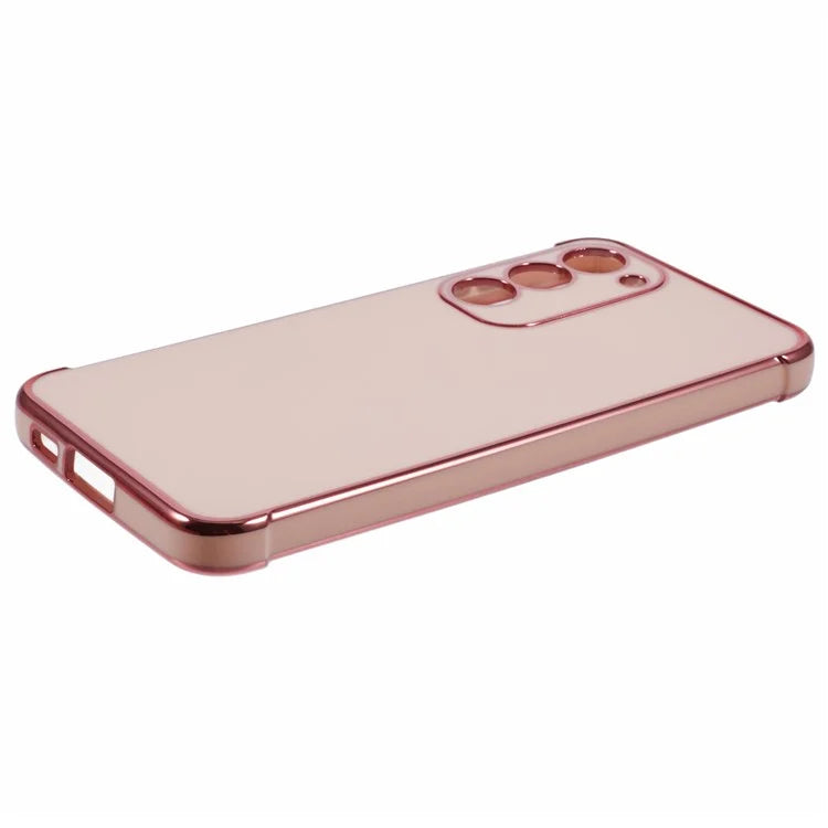 For Samsung Galaxy S23 Case Electroplated Frame TPU Soft Phone Cover