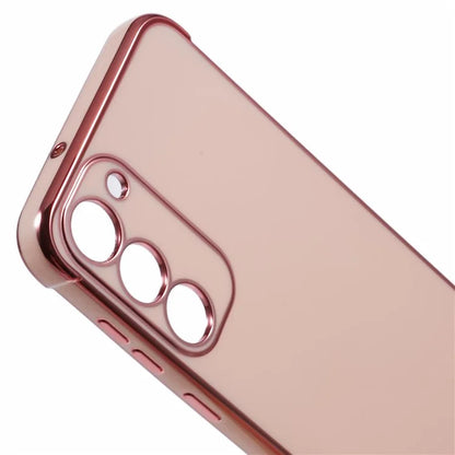 For Samsung Galaxy S23 Case Electroplated Frame TPU Soft Phone Cover