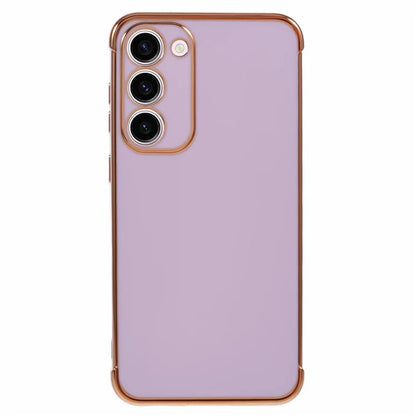 For Samsung Galaxy S23 Case Electroplated Frame TPU Soft Phone Cover