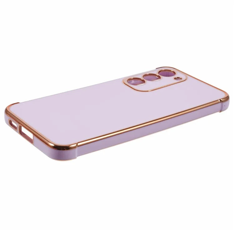 For Samsung Galaxy S23 Case Electroplated Frame TPU Soft Phone Cover