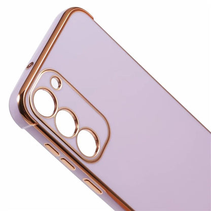 For Samsung Galaxy S23 Case Electroplated Frame TPU Soft Phone Cover