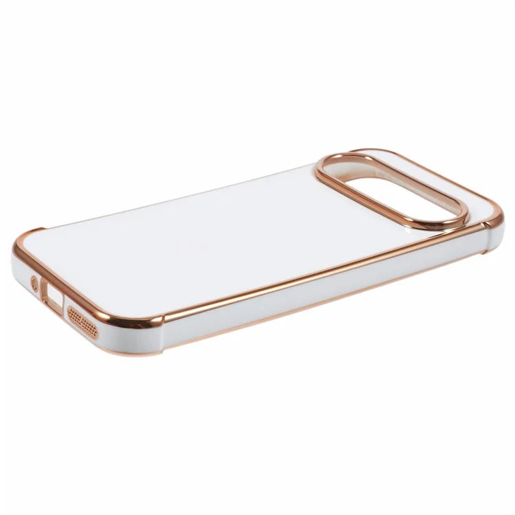 For Google Pixel 9 / Pixel 9 Pro Case Electroplated Frame TPU Soft Phone Cover
