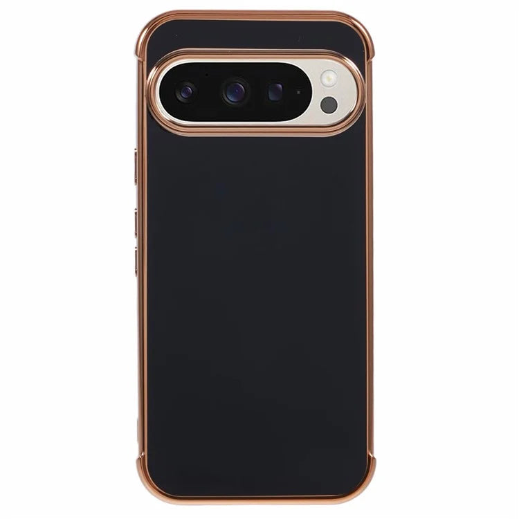 For Google Pixel 9 / Pixel 9 Pro Case Electroplated Frame TPU Soft Phone Cover