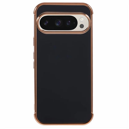 For Google Pixel 9 / Pixel 9 Pro Case Electroplated Frame TPU Soft Phone Cover