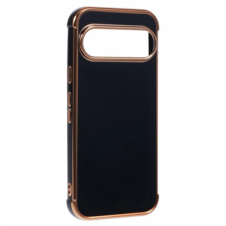 For Google Pixel 9 / Pixel 9 Pro Case Electroplated Frame TPU Soft Phone Cover