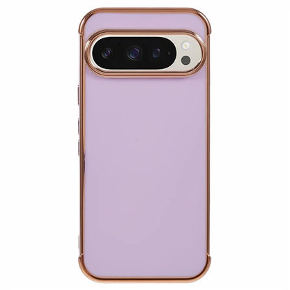 For Google Pixel 9 / Pixel 9 Pro Case Electroplated Frame TPU Soft Phone Cover