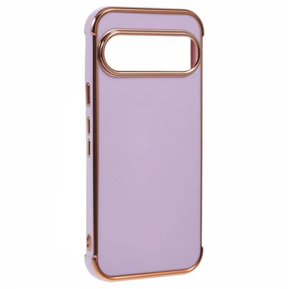For Google Pixel 9 / Pixel 9 Pro Case Electroplated Frame TPU Soft Phone Cover