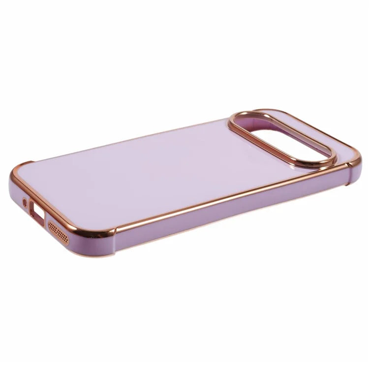For Google Pixel 9 / Pixel 9 Pro Case Electroplated Frame TPU Soft Phone Cover