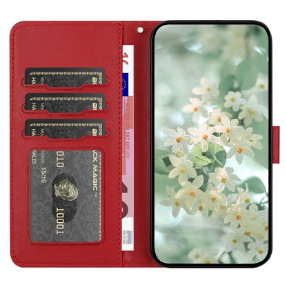 For Samsung Galaxy S23 Ultra Case Flower Imprint Leather Flip Wallet Phone Cover with Wrist Strap