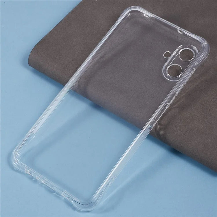 For Samsung Galaxy A06 Case TPU Phone Cover with Screen Protector + Camera Lens Film