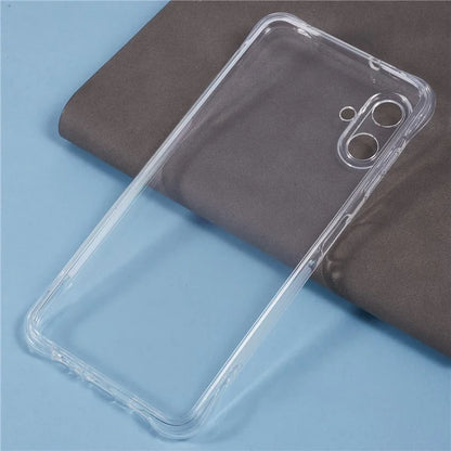 For Samsung Galaxy A06 Case TPU Phone Cover with Screen Protector + Camera Lens Film