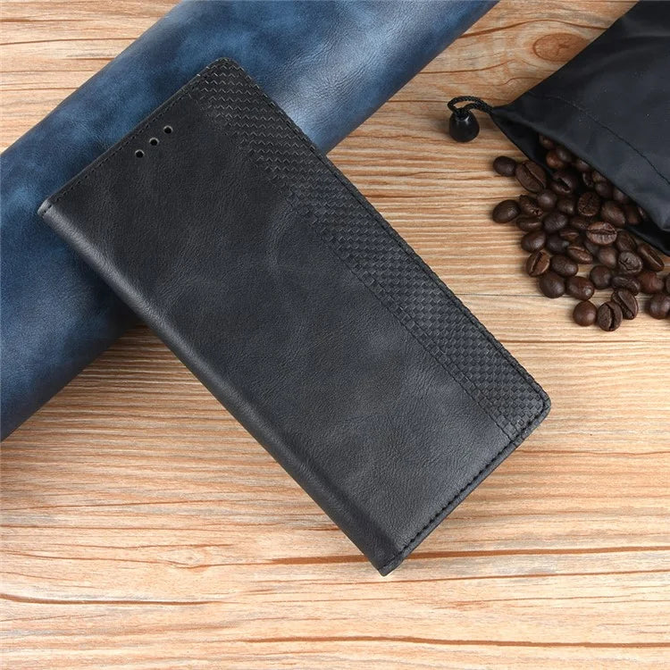 For iPhone 16 Leather Case Wallet Stand Retro Texture Phone Cover