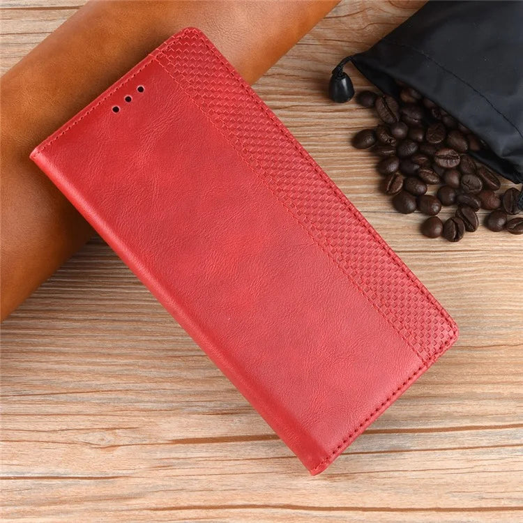 For iPhone 16 Leather Case Wallet Stand Retro Texture Phone Cover