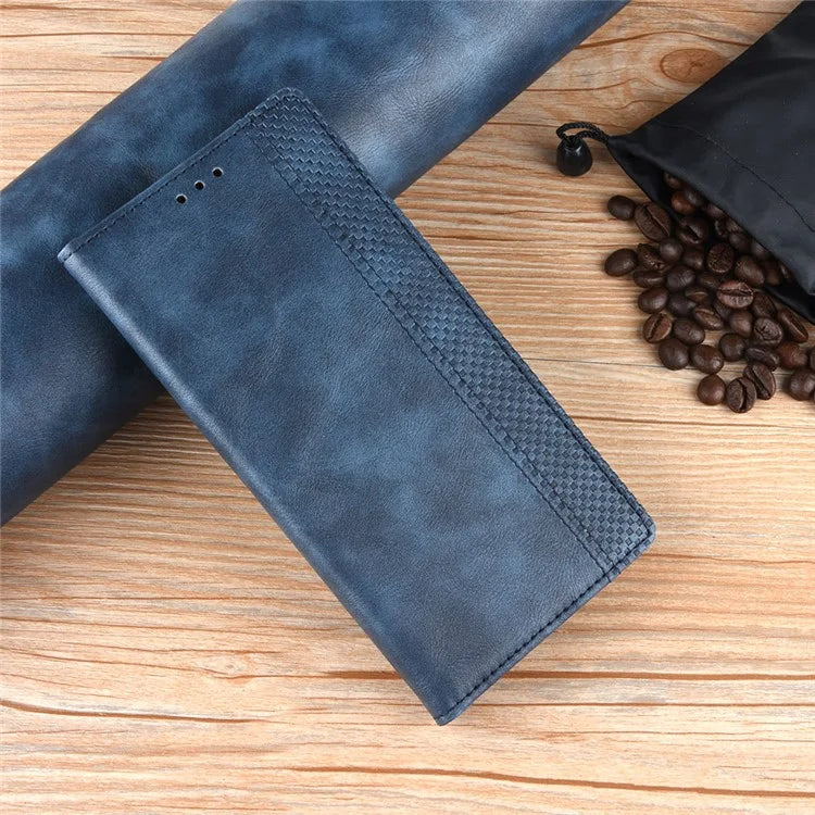 For iPhone 16 Leather Case Wallet Stand Retro Texture Phone Cover