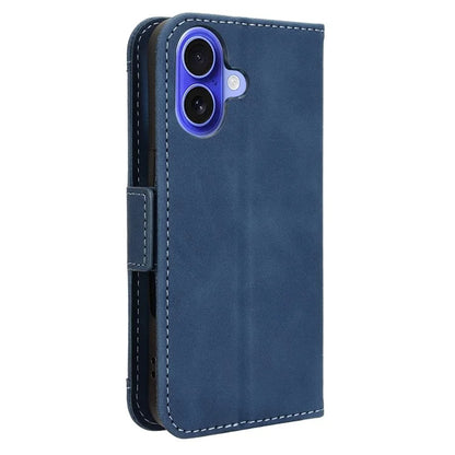 For iPhone 16 Plus Leather Case Phone Wallet Cover with Multiple Card Slots