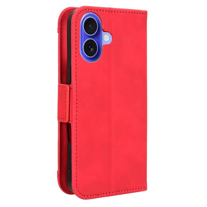 For iPhone 16 Leather Case Phone Wallet Cover with Multiple Card Slots