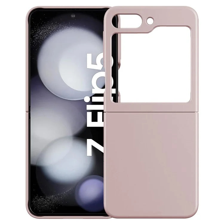 KALEBOL KLB-YTGJ002 For Samsung Galaxy Z Flip 5G Case Solid Color Liquid Silicone+PC Phone Cover