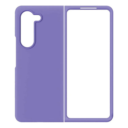 KALEBOL KLB-YTGJ002 For Samsung Galaxy Z Fold5 5G Case Solid Color Liquid Silicone+PC Phone Cover