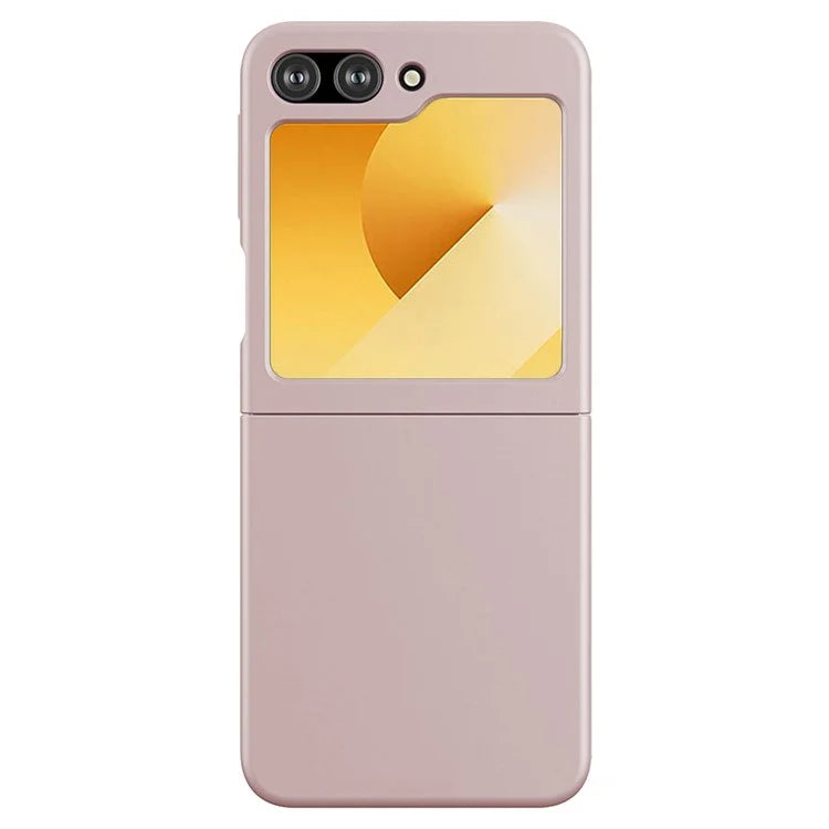 KALEBOL KLB-YTGJ002 For Samsung Galaxy Z Flip6 5G Case Solid Color Liquid Silicone+PC Phone Cover