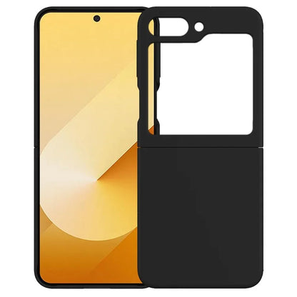 KALEBOL KLB-YTGJ002 For Samsung Galaxy Z Flip6 5G Case Solid Color Liquid Silicone+PC Phone Cover