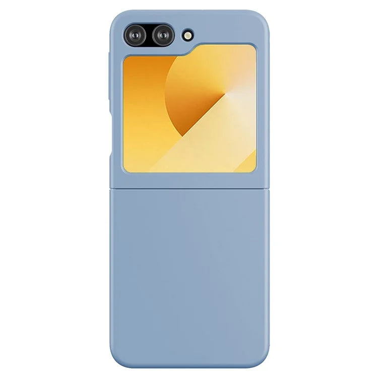 KALEBOL KLB-YTGJ002 For Samsung Galaxy Z Flip6 5G Case Solid Color Liquid Silicone+PC Phone Cover