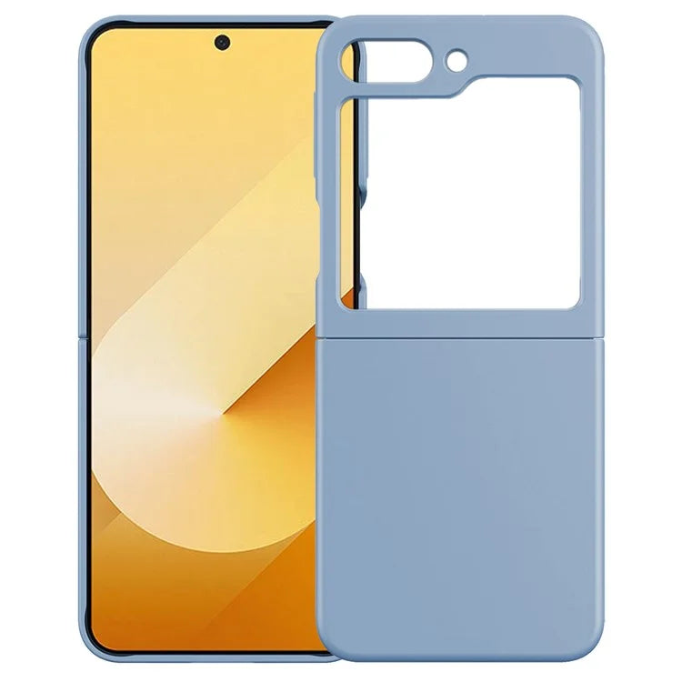 KALEBOL KLB-YTGJ002 For Samsung Galaxy Z Flip6 5G Case Solid Color Liquid Silicone+PC Phone Cover