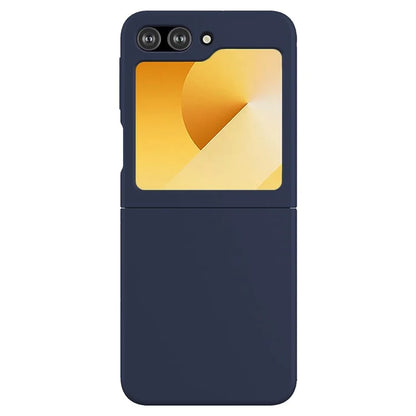 KALEBOL KLB-YTGJ002 For Samsung Galaxy Z Flip6 5G Case Solid Color Liquid Silicone+PC Phone Cover