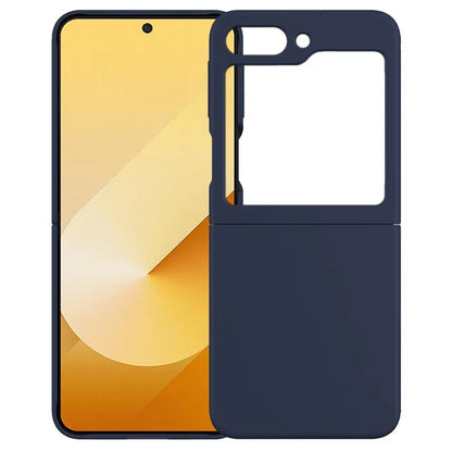 KALEBOL KLB-YTGJ002 For Samsung Galaxy Z Flip6 5G Case Solid Color Liquid Silicone+PC Phone Cover