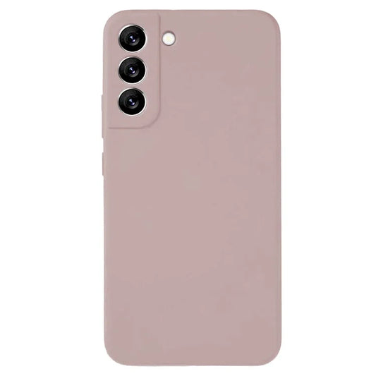 KALEBOL KLB-YTGJ002 For Samsung Galaxy S22 5G Case Solid Color Liquid Silicone+PC Phone Cover
