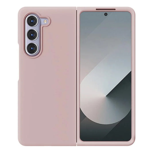 KALEBOL KLB-YTGJ002 For Samsung Galaxy Z Fold6 5G Case Solid Color Liquid Silicone+PC Phone Cover