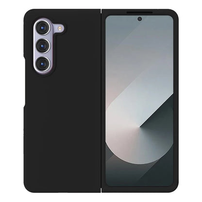 KALEBOL KLB-YTGJ002 For Samsung Galaxy Z Fold6 5G Case Solid Color Liquid Silicone+PC Phone Cover