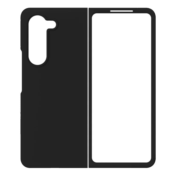 KALEBOL KLB-YTGJ002 For Samsung Galaxy Z Fold6 5G Case Solid Color Liquid Silicone+PC Phone Cover
