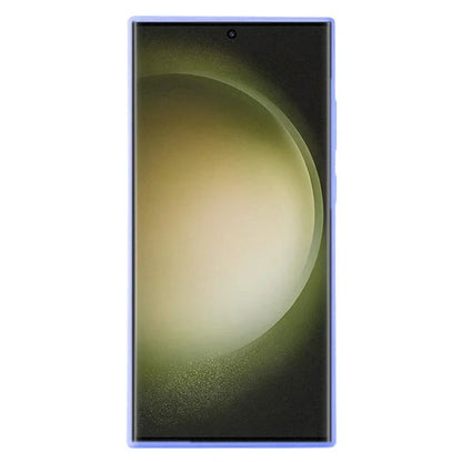KALEBOL KLB-YTGJ002 For Samsung Galaxy S22 Ultra 5G Case Solid Color Liquid Silicone+PC Phone Cover