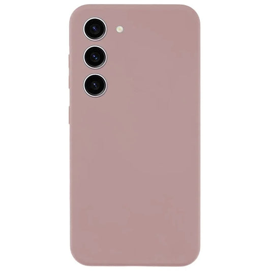 KALEBOL KLB-YTGJ002 For Samsung Galaxy S23 Case Solid Color Liquid Silicone+PC Phone Cover