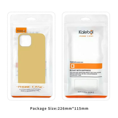 KALEBOL KLB-YTGJ002 For Samsung Galaxy S23 Case Solid Color Liquid Silicone+PC Phone Cover