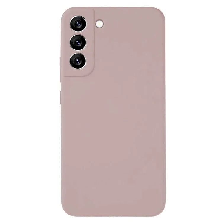 KALEBOL KLB-YTGJ002 For Samsung Galaxy S22+ 5G Case Solid Color Liquid Silicone+PC Phone Cover