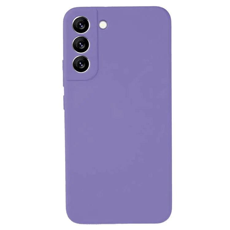 KALEBOL KLB-YTGJ002 For Samsung Galaxy S22+ 5G Case Solid Color Liquid Silicone+PC Phone Cover