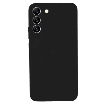 KALEBOL KLB-YTGJ002 For Samsung Galaxy S22+ 5G Case Solid Color Liquid Silicone+PC Phone Cover