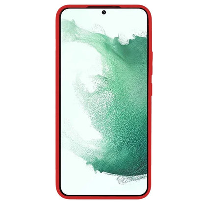 KALEBOL KLB-YTGJ002 For Samsung Galaxy S22+ 5G Case Solid Color Liquid Silicone+PC Phone Cover