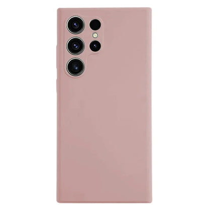 KALEBOL KLB-YTGJ002 For Samsung Galaxy S23 Ultra Case Solid Color Liquid Silicone+PC Phone Cover