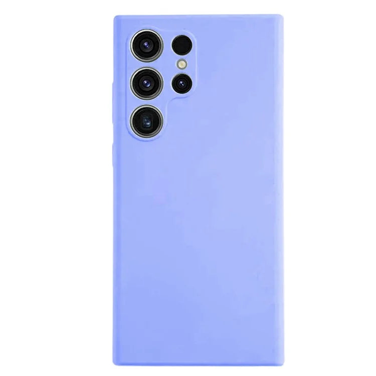 KALEBOL KLB-YTGJ002 For Samsung Galaxy S23 Ultra Case Solid Color Liquid Silicone+PC Phone Cover
